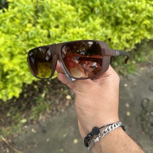 Gafas RayBan Estilo Iron Man Coffe