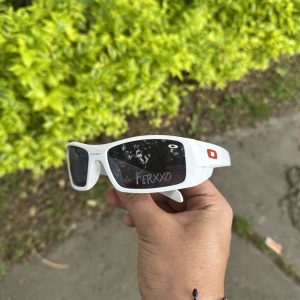 Gafas Ferxxo Blanca  Lente Negro logo rojo