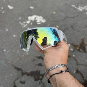 9. Gafas Fox Marco gris lente zul ciclismo