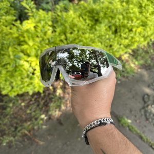 Gafas Oakley Hallo Marco gris/ verde lente espejo