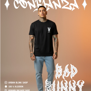 Camiseta Bad Bunny – Actitud 100% Algodón
