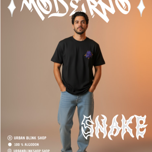 Camiseta Snake – Estilo moderno con actitud urbana