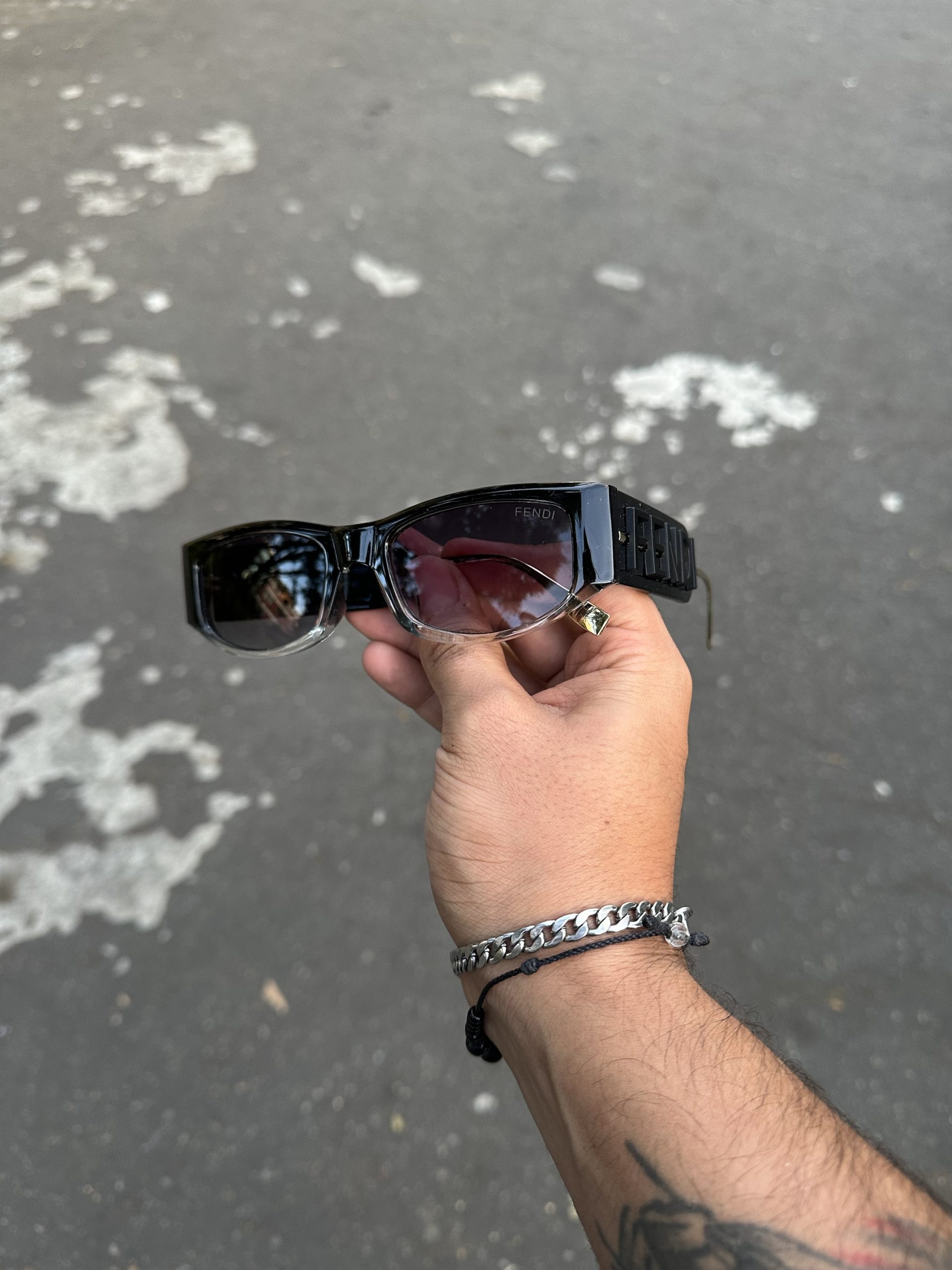 9. FENDI ROMA BLACK GRADIENT 3D
