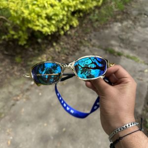 3. JULIETH OAKLEY EDGE STYLE GOLD BLUE