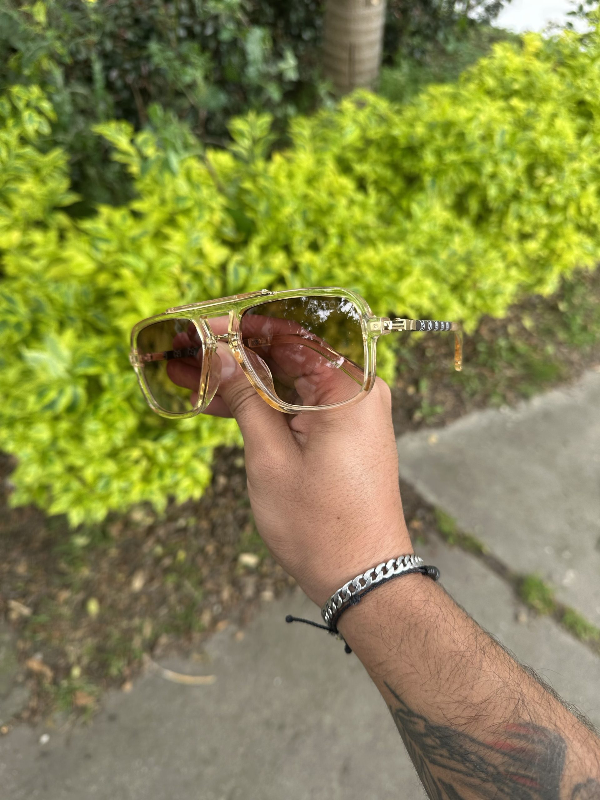 Gafas Gucci Navigator Honey Crystal