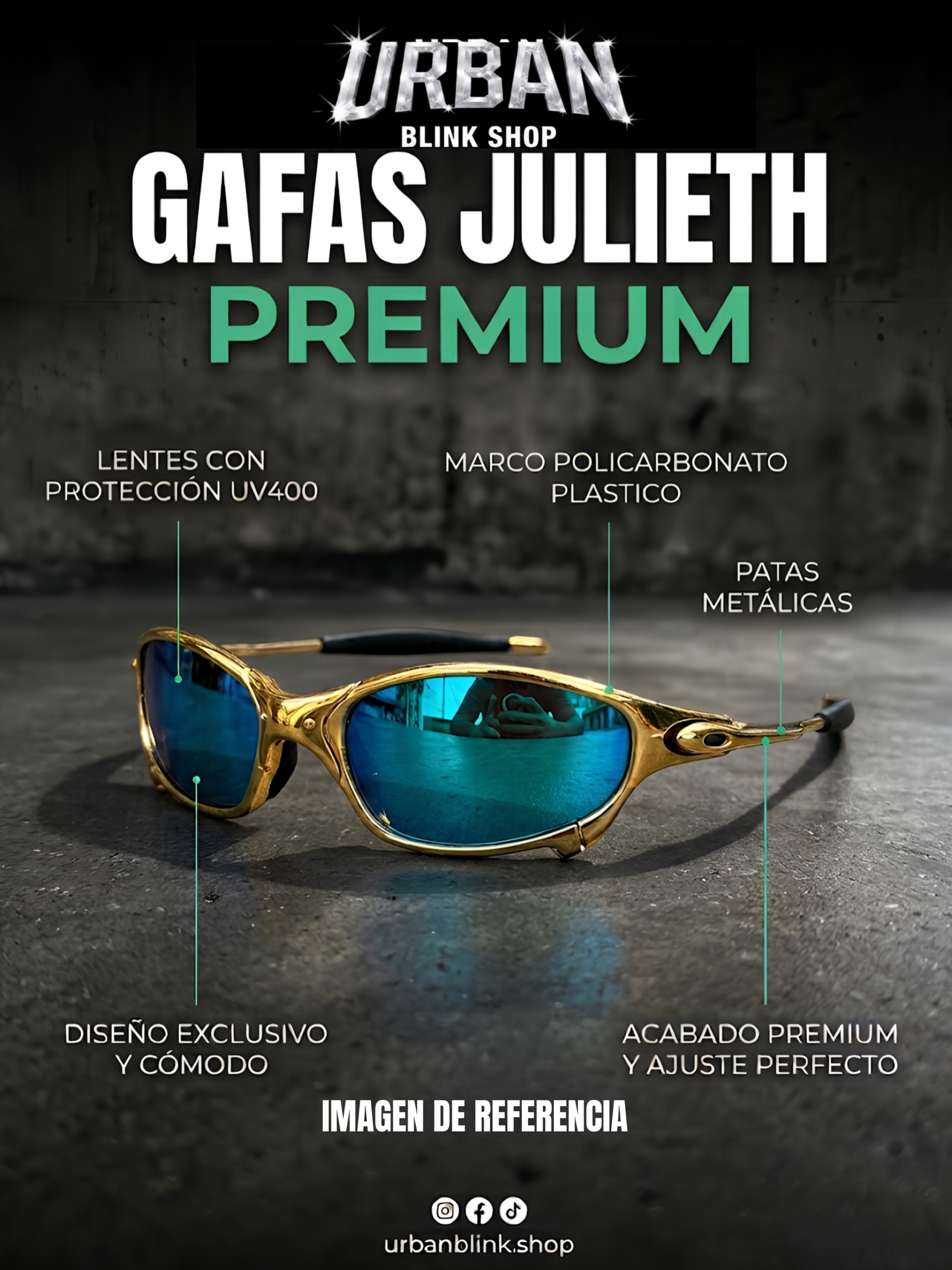 2. JULIETH OAKLEY BLUE SHARD - Imagen 2