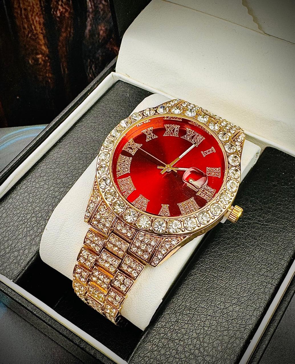 RELOJ ROYAL RED GOLD DIAMOND